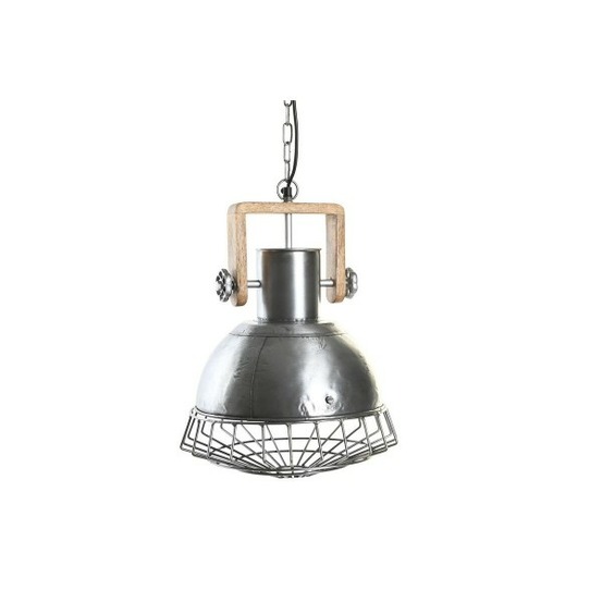 Suspension argenté marron argent 50 w (31 x 31 x 44 cm)