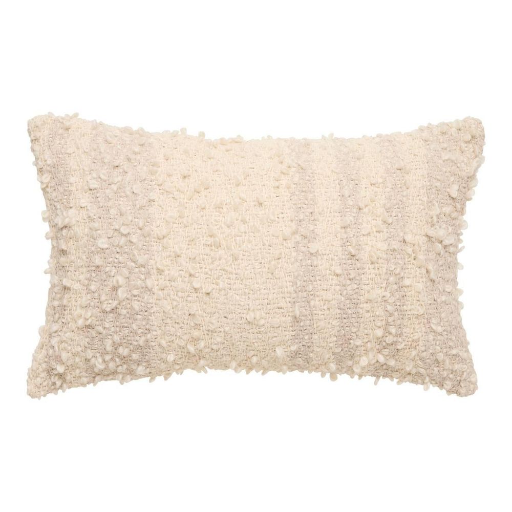 Coussin déco bouclette 
