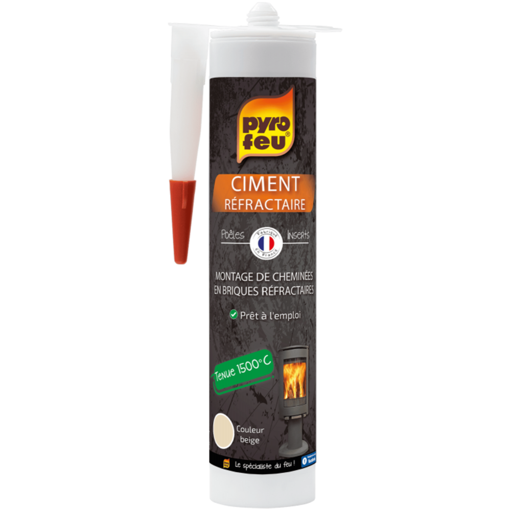 Pyro feu 24916-12 ciment réfractaire cartouche