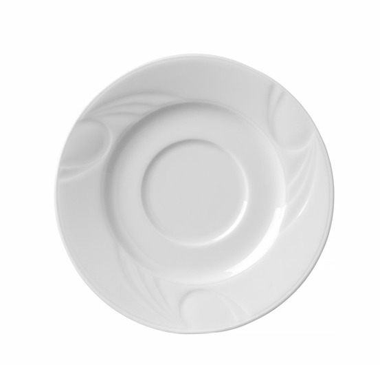 Soucoupe pour tasse à expresso décorée ø 125 mm - lot de 12 - hendi