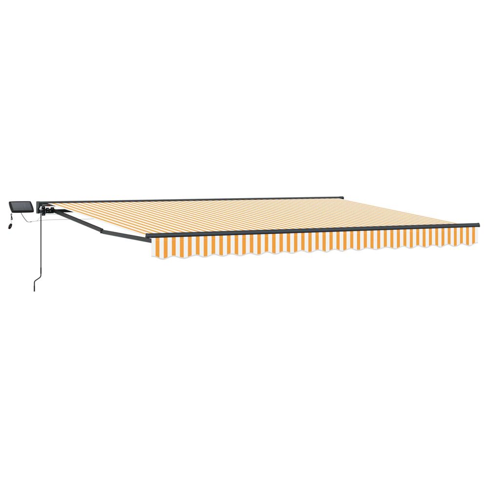 Cadre de store manuel avec leds 4,5 × 3 m