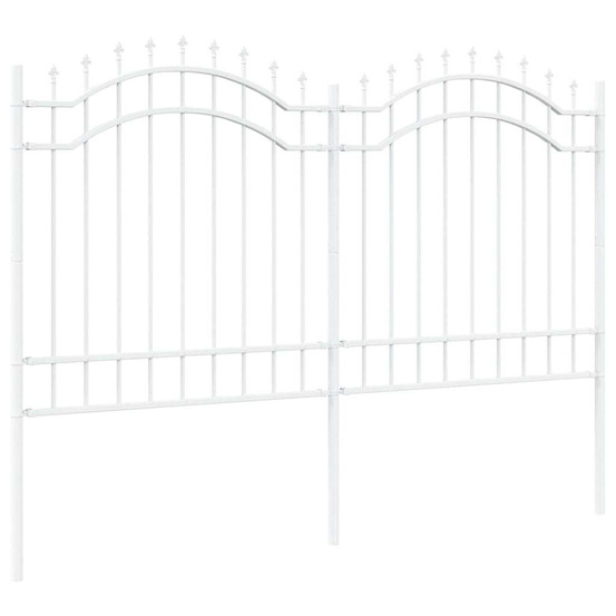 Clôture de jardin woerden blanc 240 x 165 cm