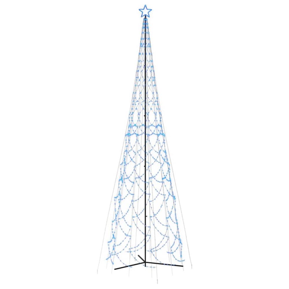 Arbre de noël cône 3000 led bleu 230x800 cm