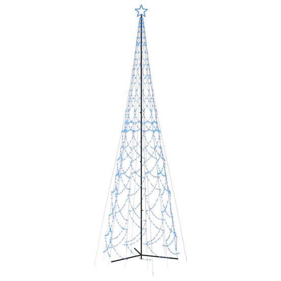 Arbre de noël cône 3000 led bleu 230x800 cm