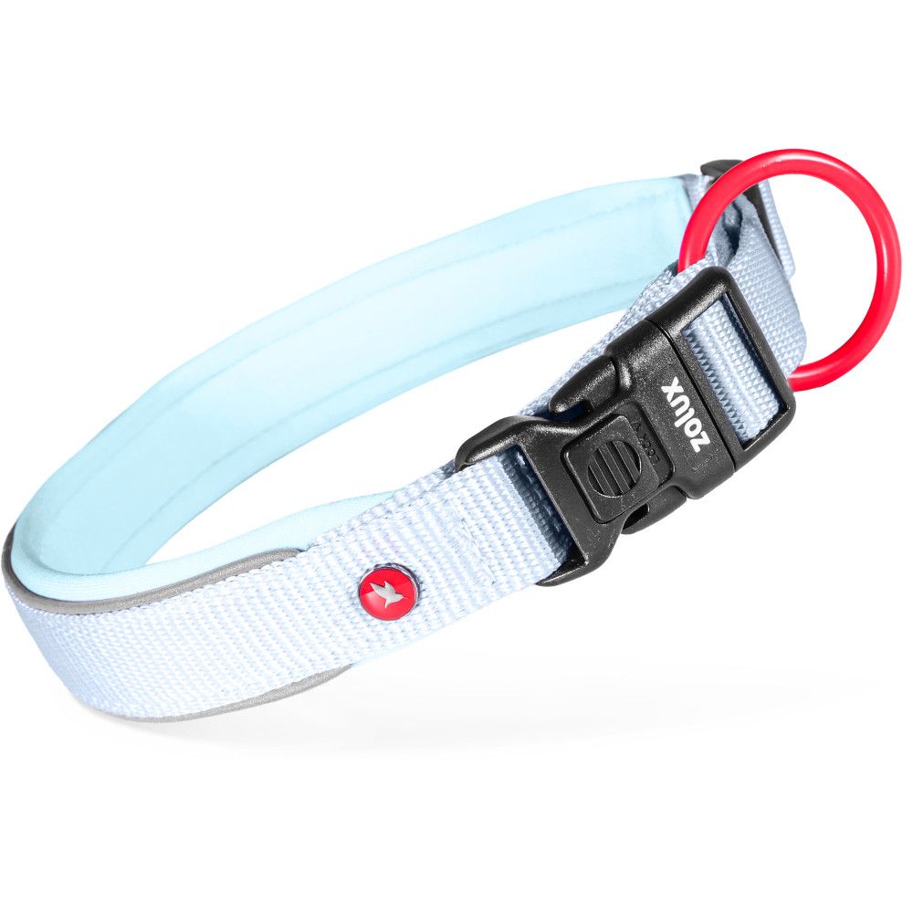Collier premium pour chien en nylon recyclé, doublure néoprène, réglable 25