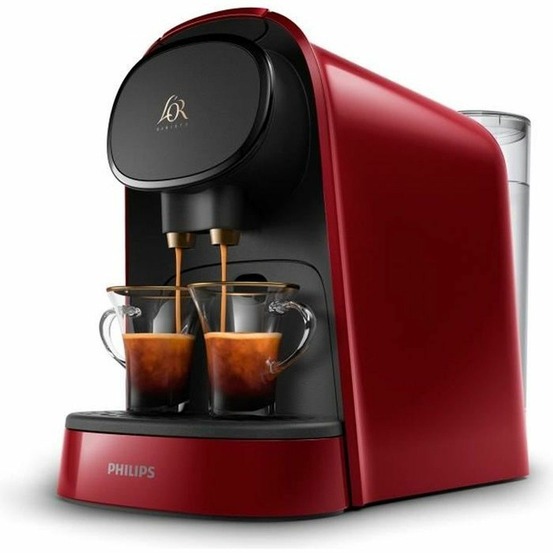 Machine à café à capsules double espresso l'or barista lm8012/51 - rouge + 9 capsules