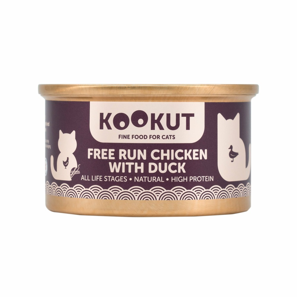 Patée pour chat - 70g - poulet et canard - naturel - kookut - nourriture/alimentation pour chat