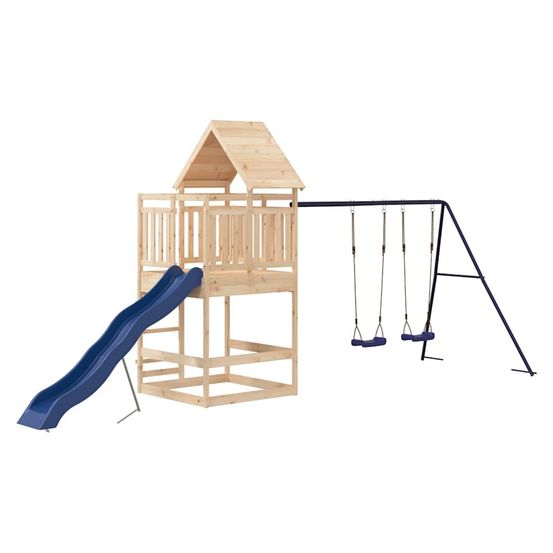 Aire de jeux d'extérieur bois de pin massif