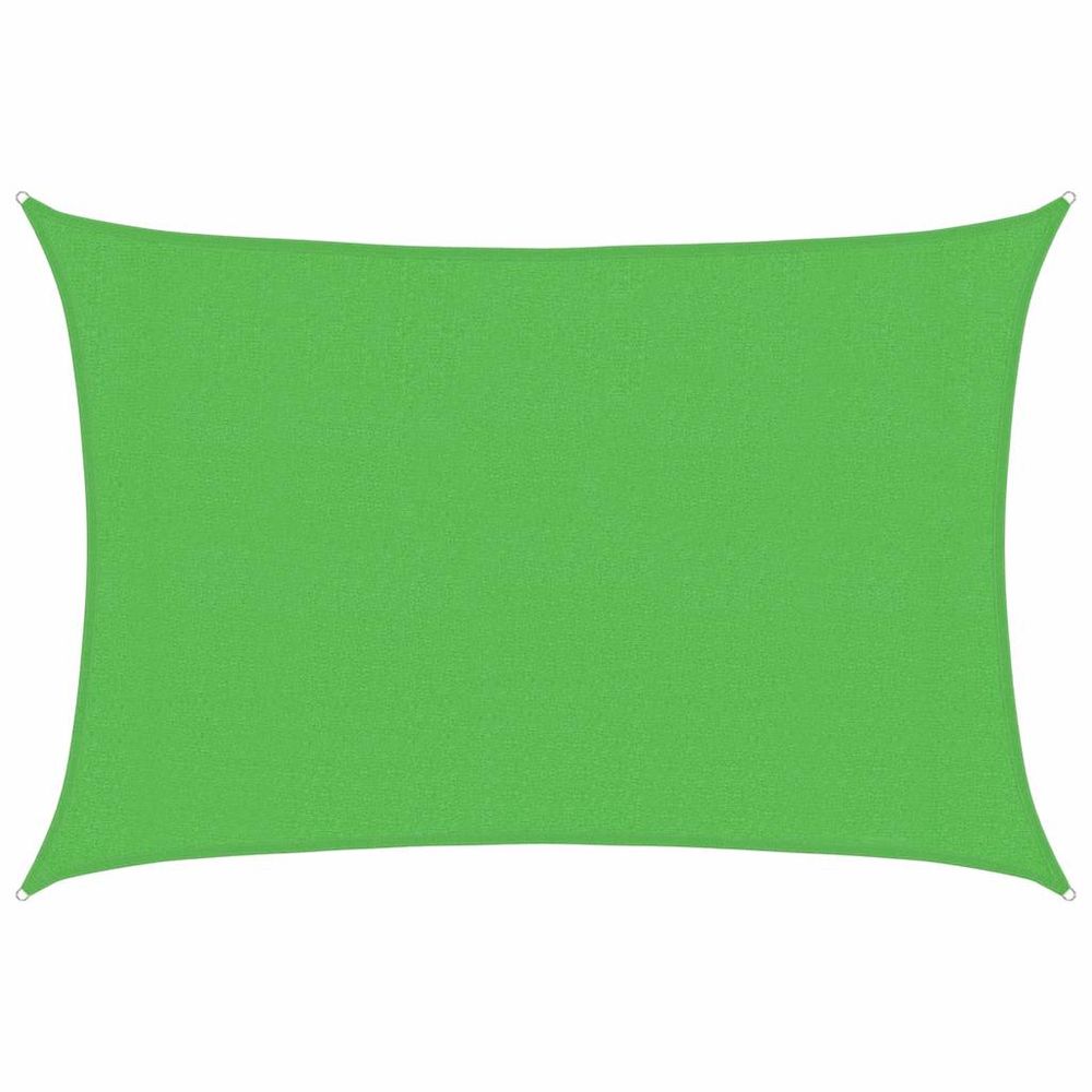 Voile d'ombrage 160 g/m² vert clair 3x5 m pehd