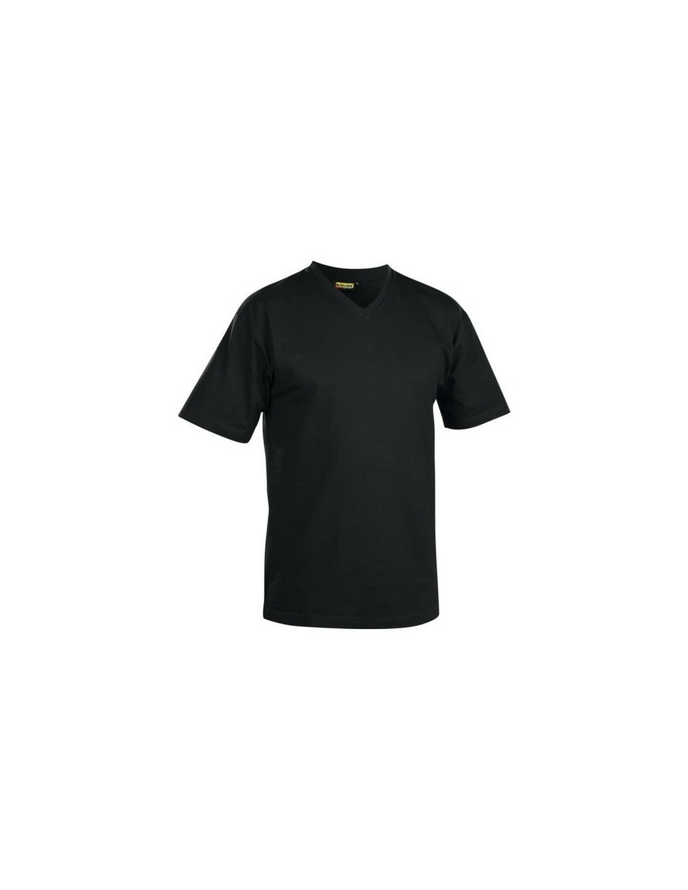 T-shirt col v noir t m