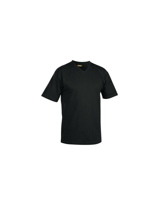 T-shirt col v noir t m