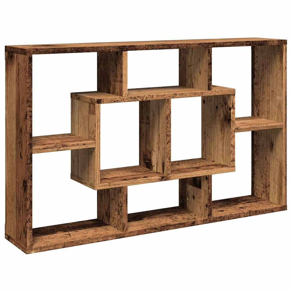 Étagère murale vieux bois 85x16x52,5 cm bois d'ingénierie