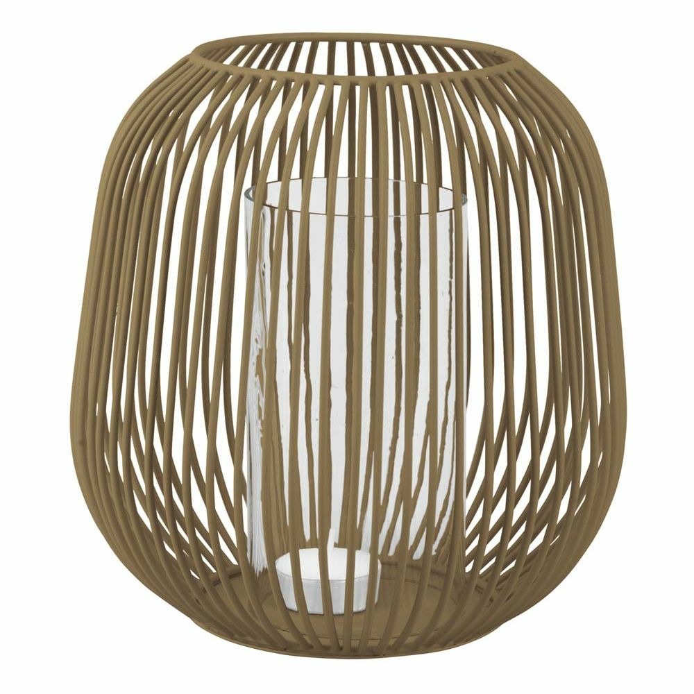 Lanterne en métal filaire illuminate 20 x 21 cm