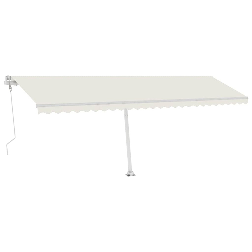 Auvent automatique avec capteur de vent et led 600x300 cm crème