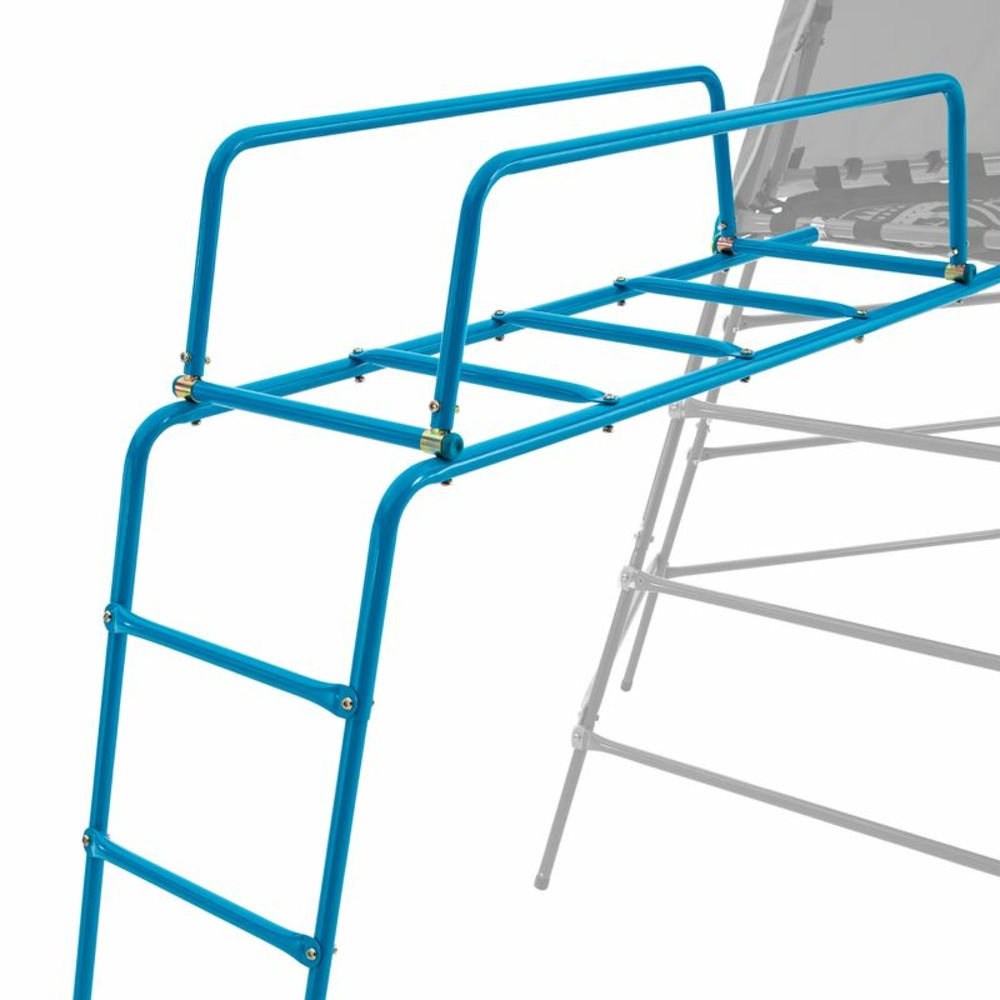 Rampe pont de singe bleu pour aire de jeux métal EXPLORER TOUR