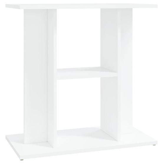 Support pour aquarium blanc 60x30x60 cm bois d'ingénierie