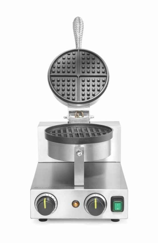 Gaufrier rond professionnel - 20 gaufres/h - 1kw - hendi