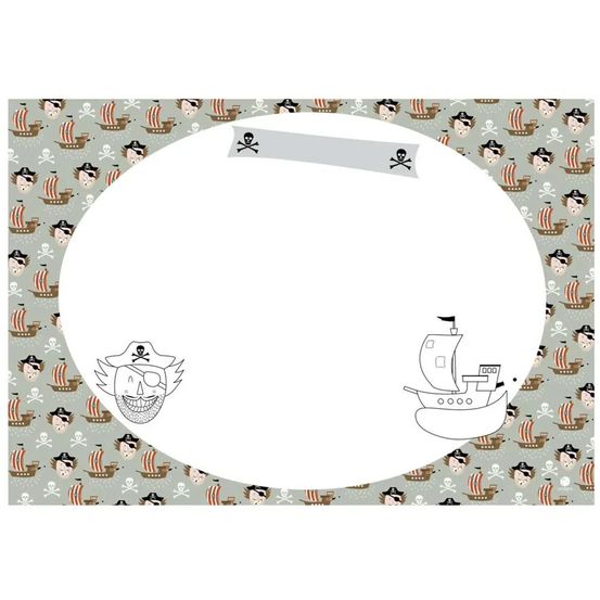 Ava & yves set de table / sous-main pirate