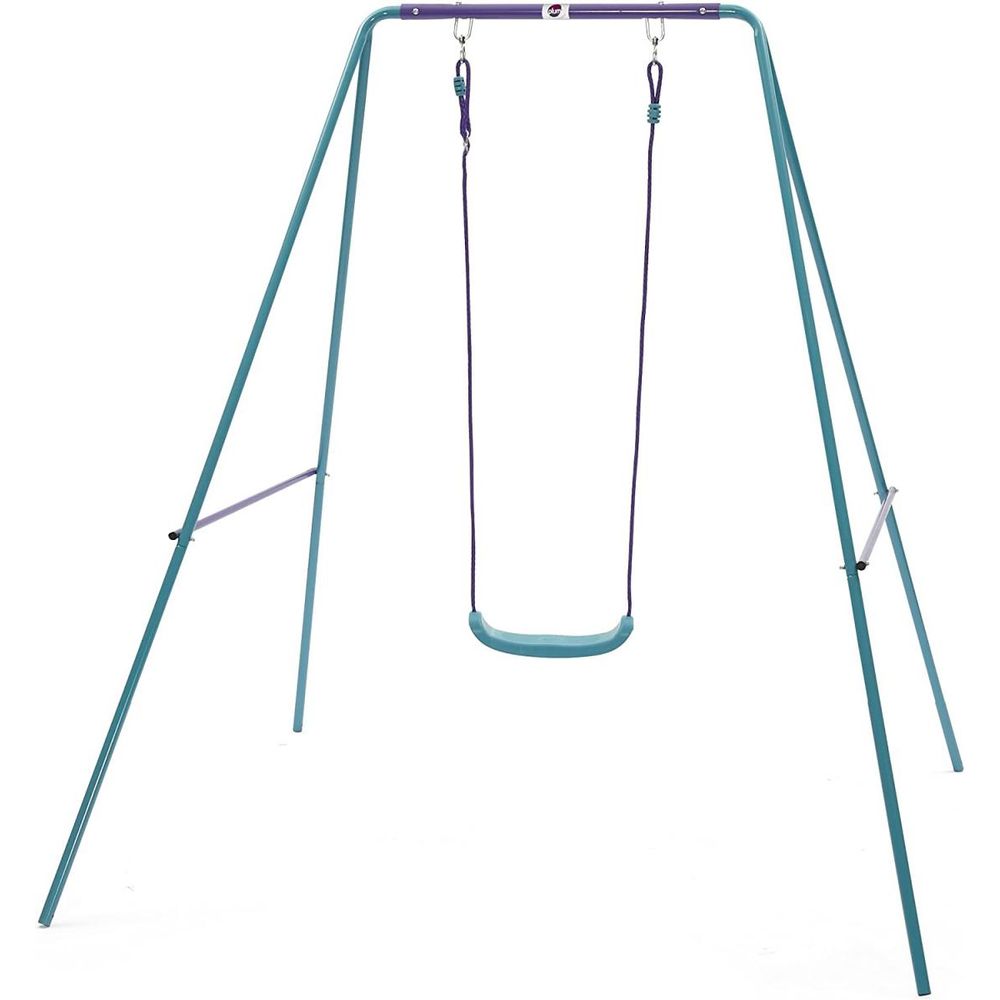 Balançoire simple en métal - bleu