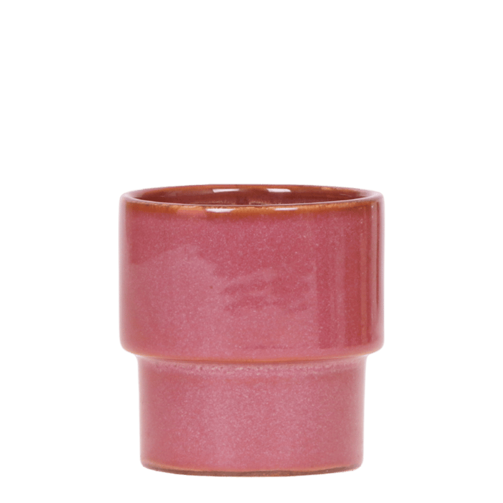 Cache-pot timeless vieux rose - ø9 cm x h10,5 cm