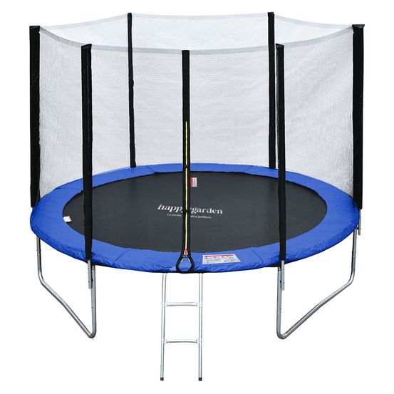 Trampoline 305cm réversible bleu/vert adelaïde + échelle, bâche et kit d'ancrage