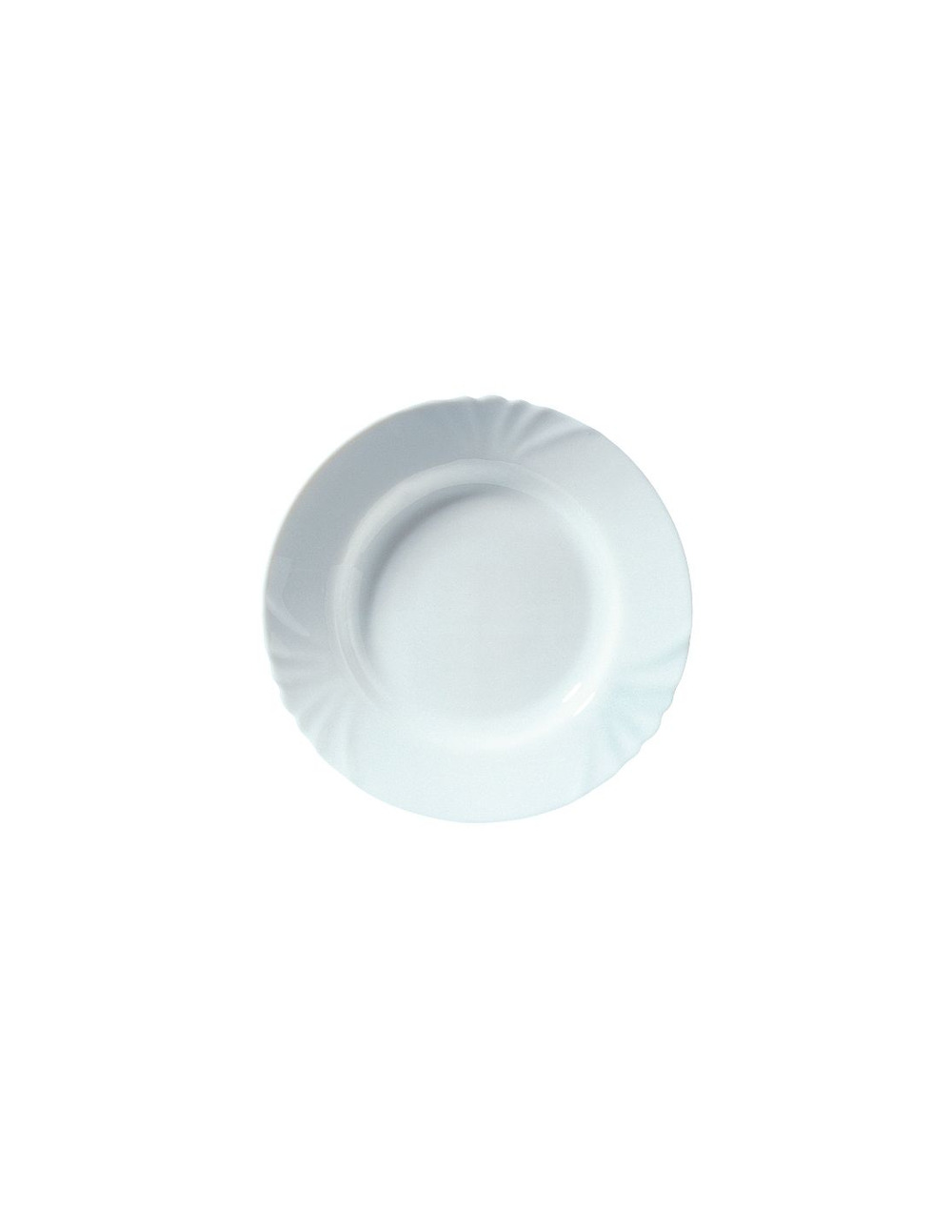 6 assiette creuse 21.5 cm - cadix - luminarc