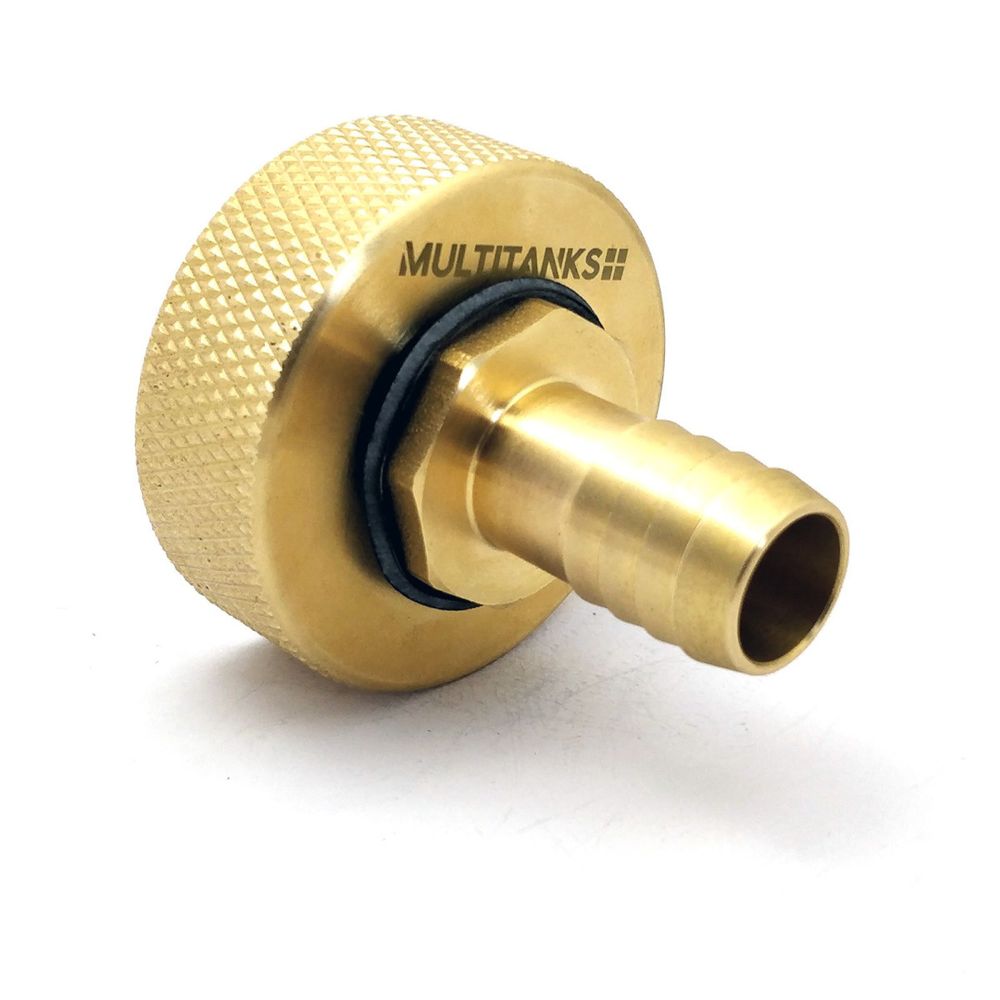 Raccord femelle s60x6 - embout cannelé 19mm en laiton