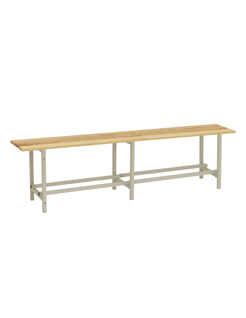 Banc vestiaire simonbench démonté bois 1500 mm gris/bois 475x1500x320 - simonrack