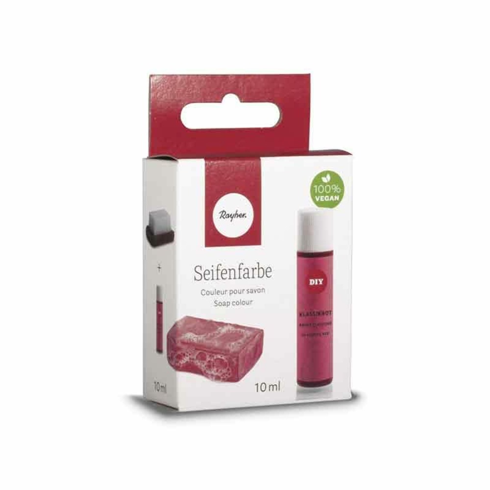 Colorant pour savon 10 ml - rouge classique