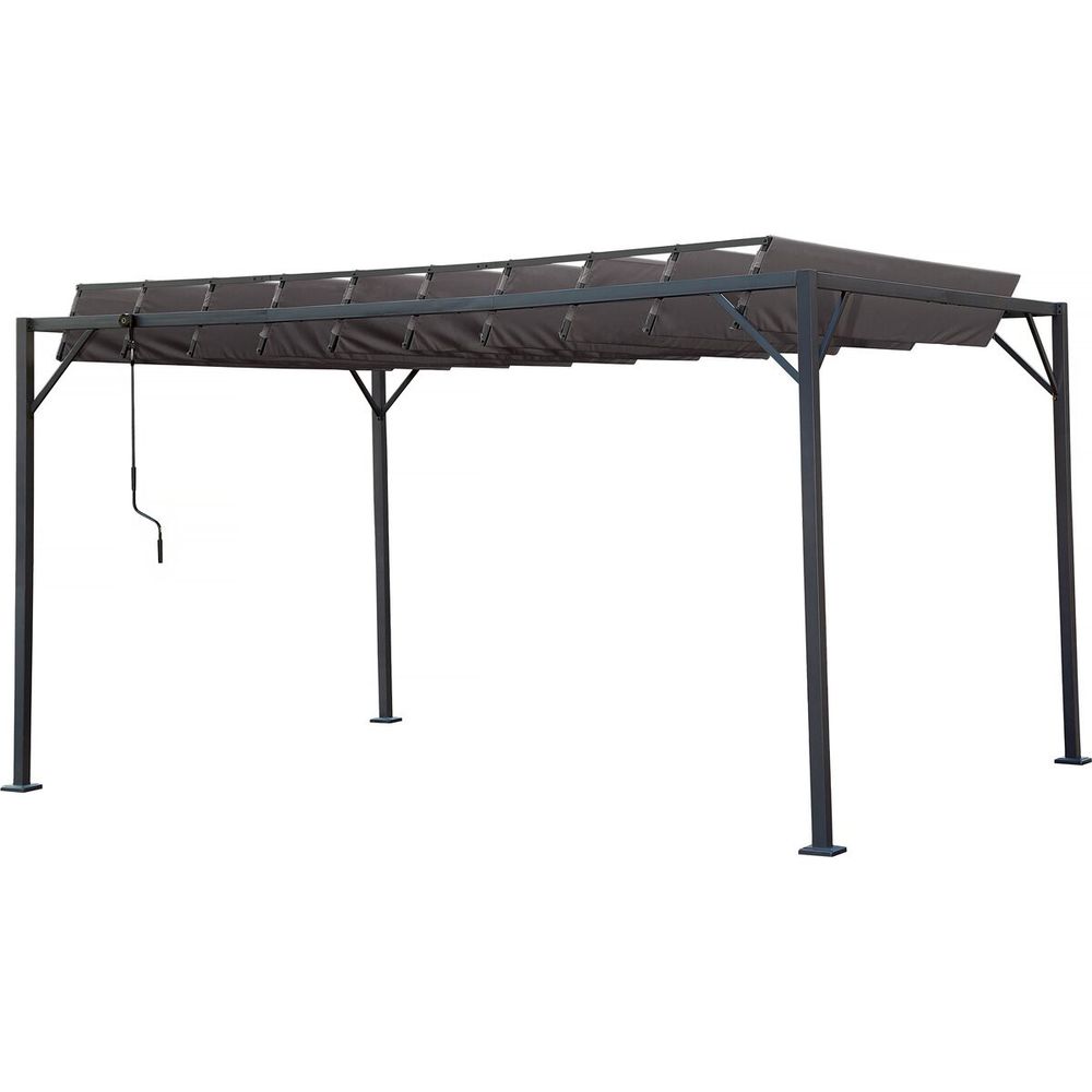 Pergola bioclimatique en tissu 