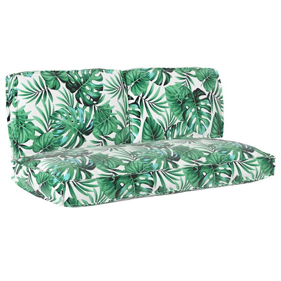 Ensemble de coussins feuille 3 pcs motif feuille tissu oxford