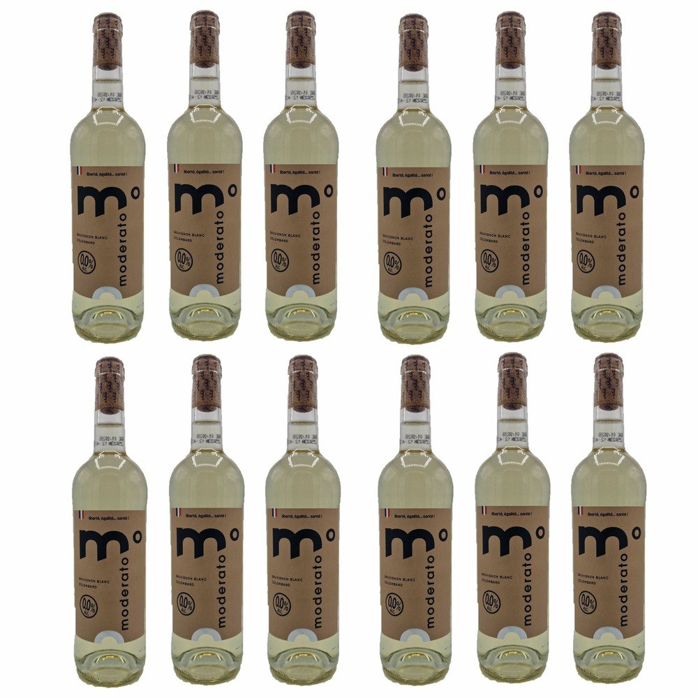 Boisson sans alcool élaborée à partir de vin moderato - moderato