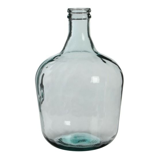 Mica decorations diego vase de bouteille h42 x ø27 cm transparent