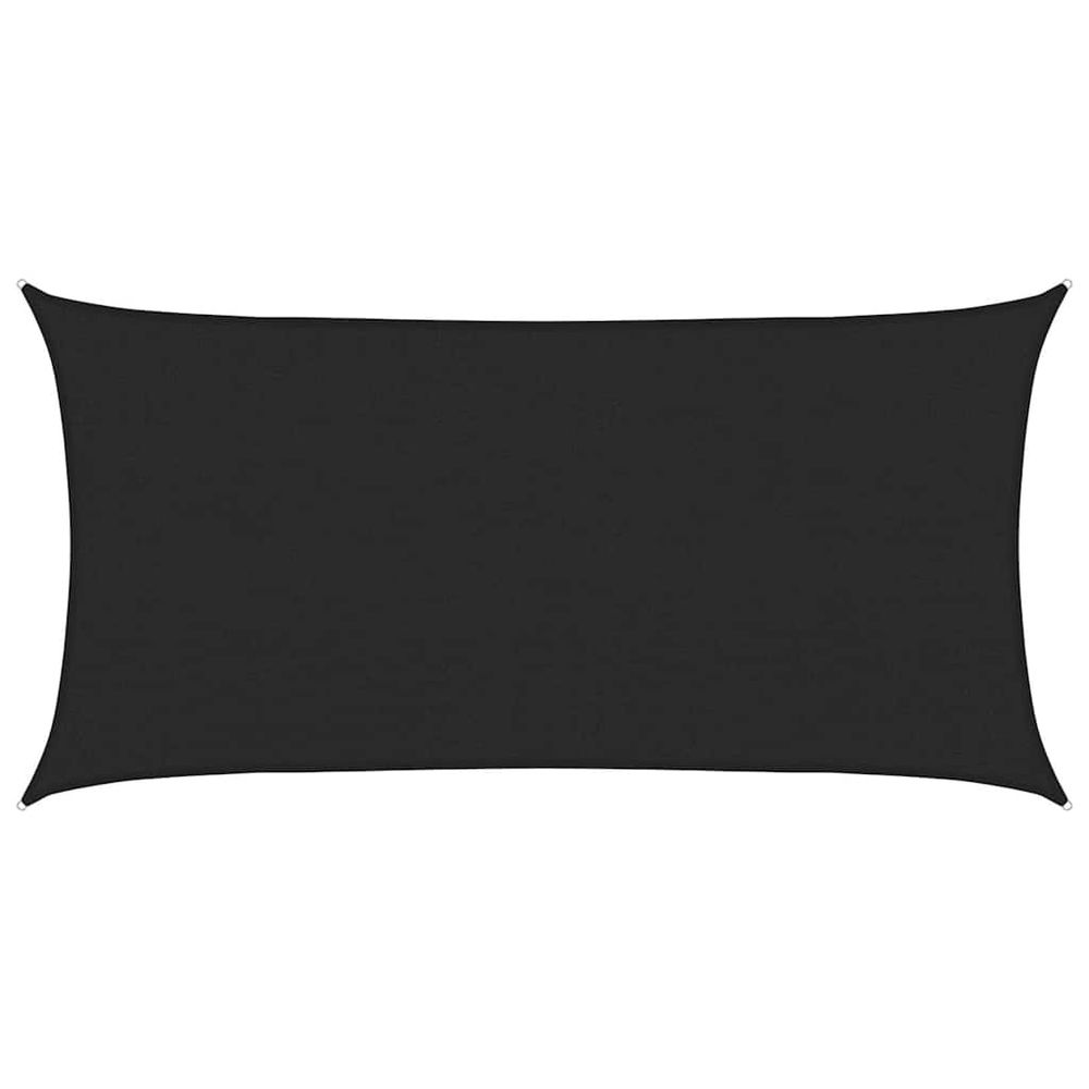 Voile d'ombrage 160 g/m² noir 2x3,5 m pehd
