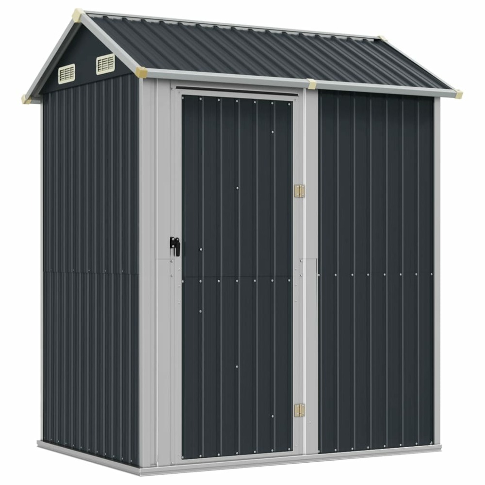 Abri de jardin cabane cabanon maison de stockage remise extérieur hangar outils robuste 192 x 152,5 x 237 cm acier galvanisé