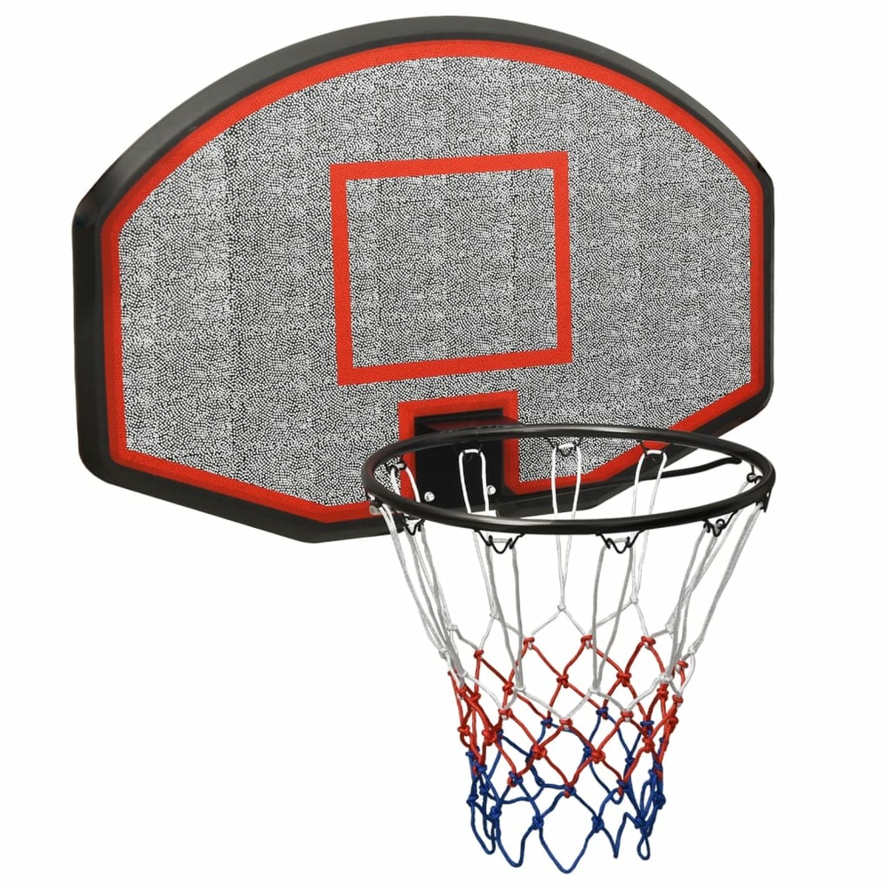 Panneau de basket-ball noir 90x60x2 cm polyéthylène