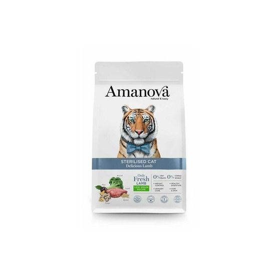 Amanova chat stérilisé agneau 300 g