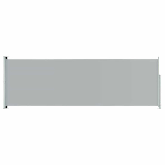 Auvent latéral rétractable de patio 200x600 cm gris
