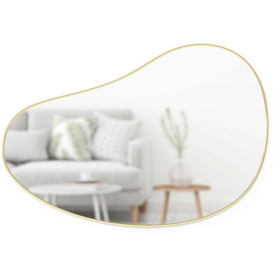 Miroir finition métallique hubba 61 × 91 cm laiton