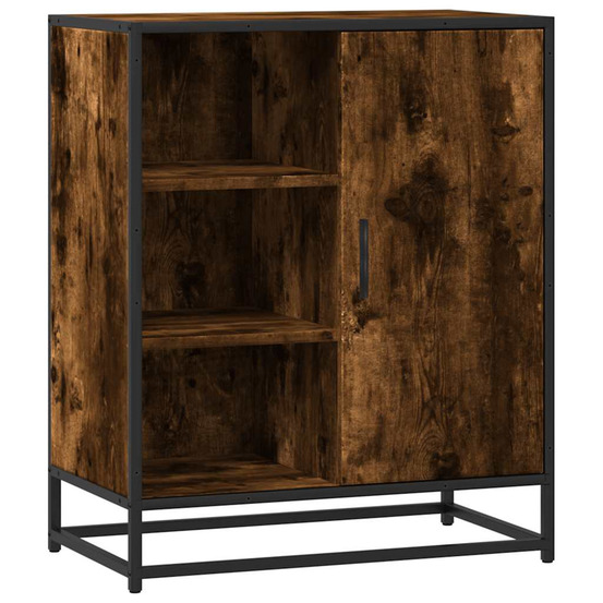 Buffet chêne fumé 62x35x76 cm bois d'ingénierie