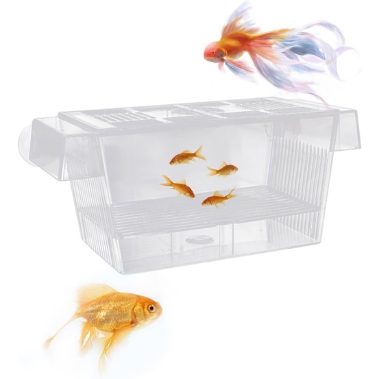 Box flottante double paroi avec ventouse - élevage alevins