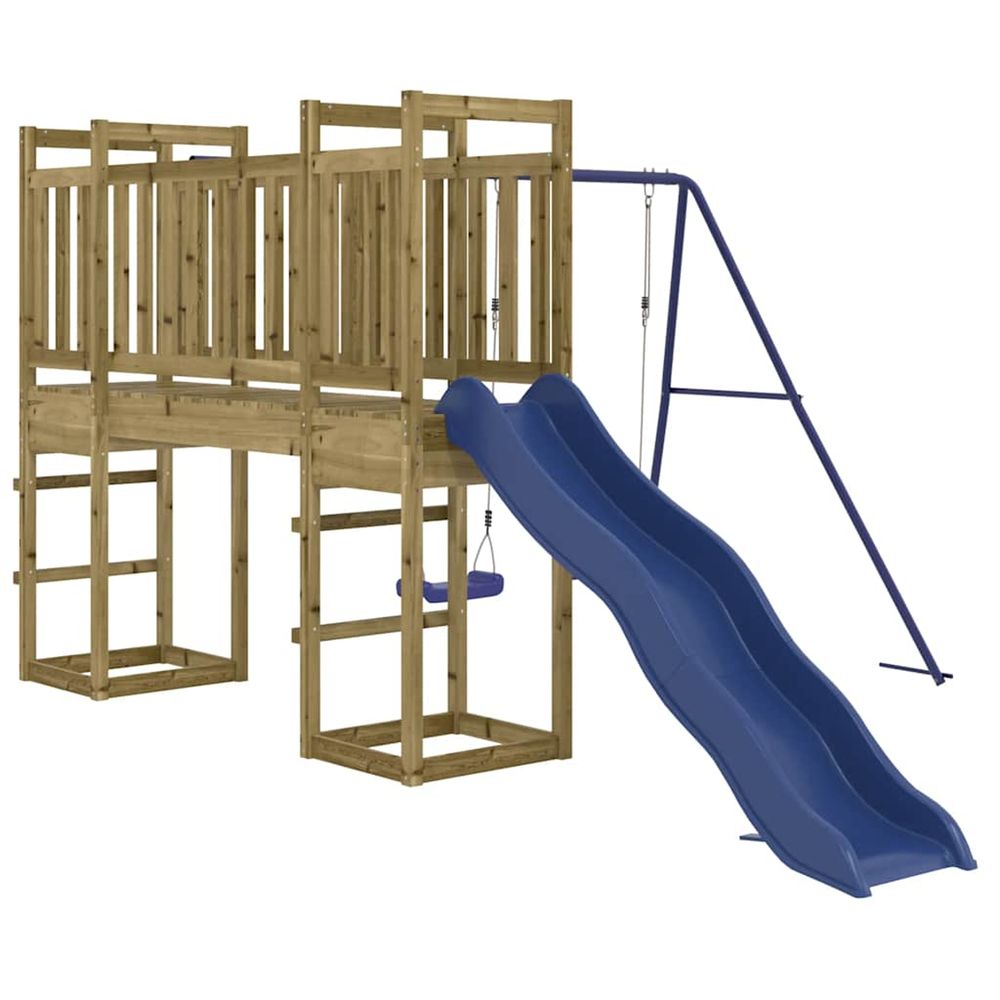 Aire de jeux d'extérieur bois de pin imprégné
