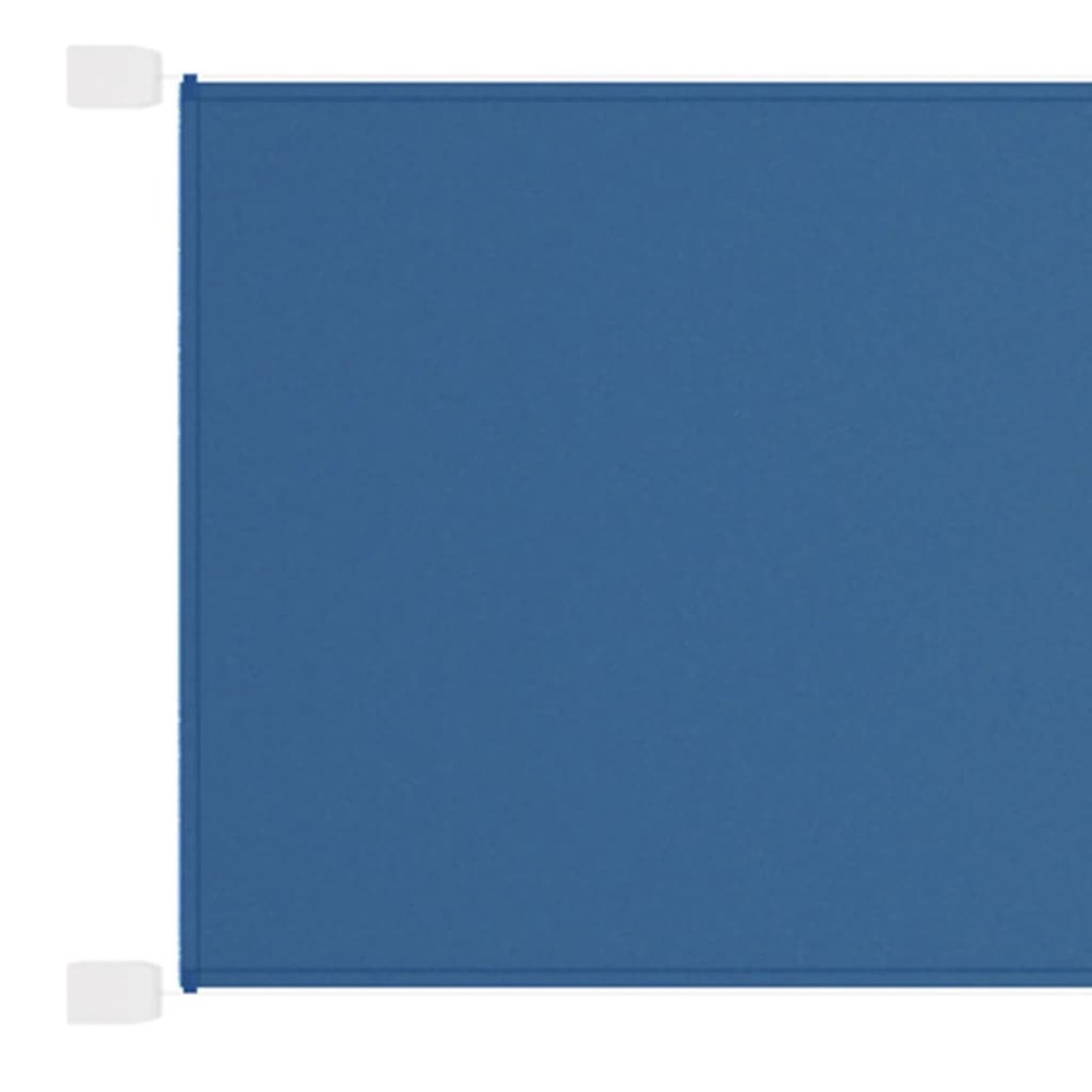 Auvent vertical bleu 140x420 cm tissu oxford