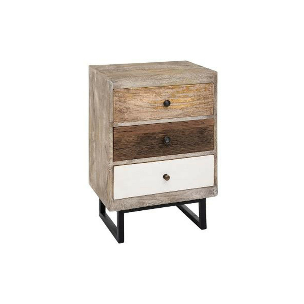 Table de chevet 3 tiroirs 