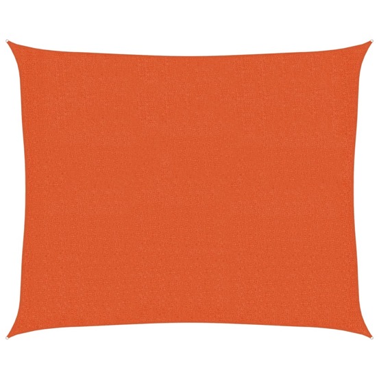 Voile d'ombrage 160 g/m² orange 2,5x3 m pehd