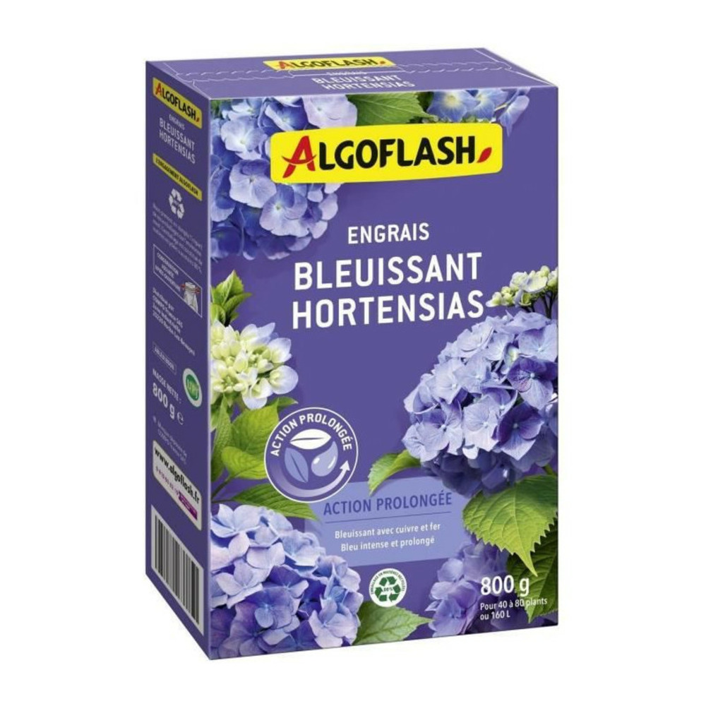Engrais bleuissant hortensias - algoflash naturasol naturasol - action prolongée 800g
