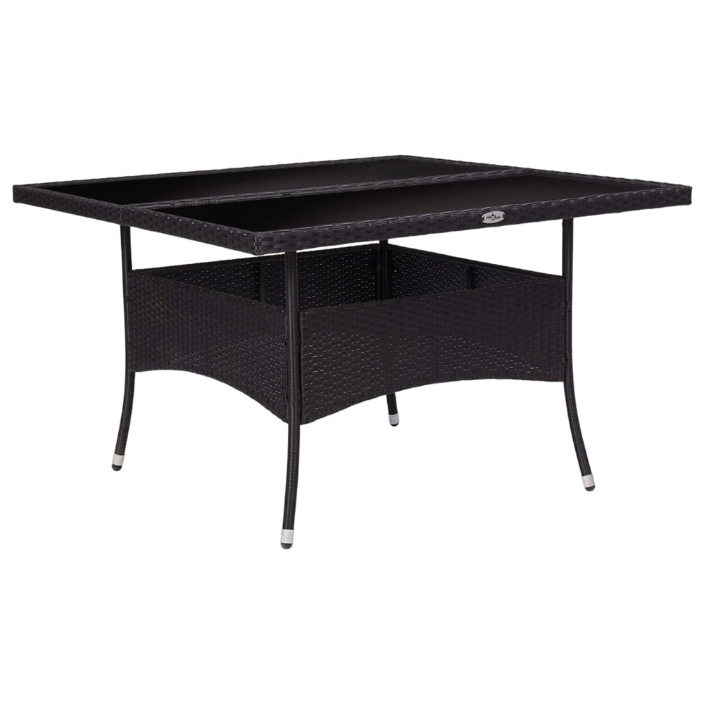 TABLE A DINER D EXTERIEUR NOIR-(869995)