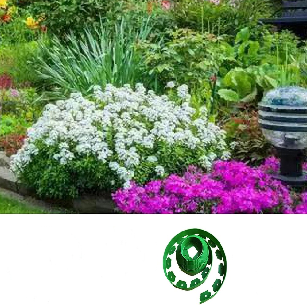 Bande de bordure en pierre d'herbe 5 cm x 5 cm x 1 m dtopbuyage