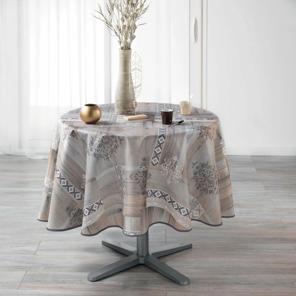 Nappe ethnic wood 180 cm