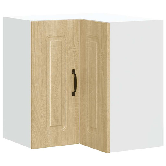 Armoire murale d'angle de cuisine kalmar chêne sonoma